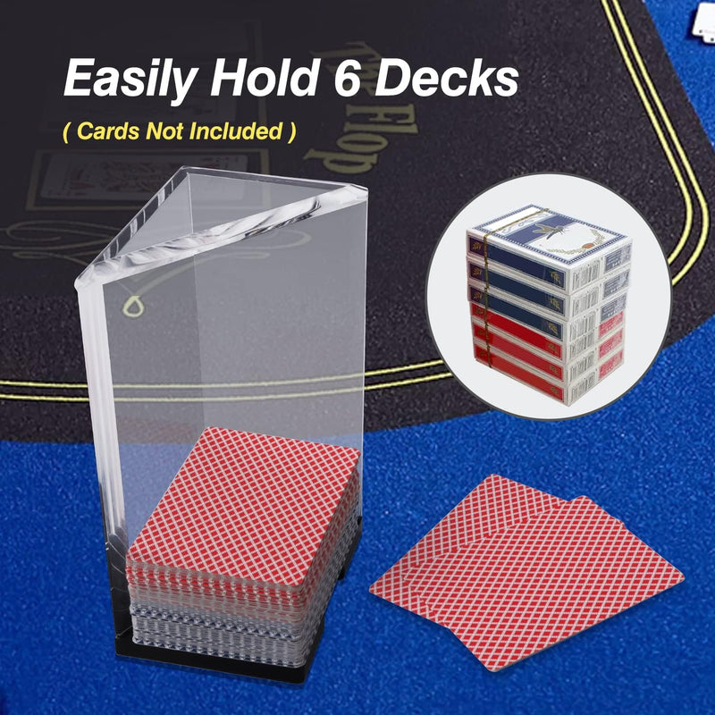 6 Deck Blackjack Dealing Shoe, Discard Holder, Layout, Cut Card Combo Set