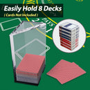8 Deck Blackjack Dealing Shoe, Discard Holder, Layout, Cut Card Combo Set