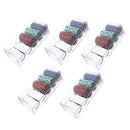 Acrylic Casino Chip Tray, Poker Chip Rack with Lid, Holds 100 Pieces Chips