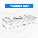 Acrylic Casino Chip Tray, Poker Chip Rack Holds 100 Pieces Chips