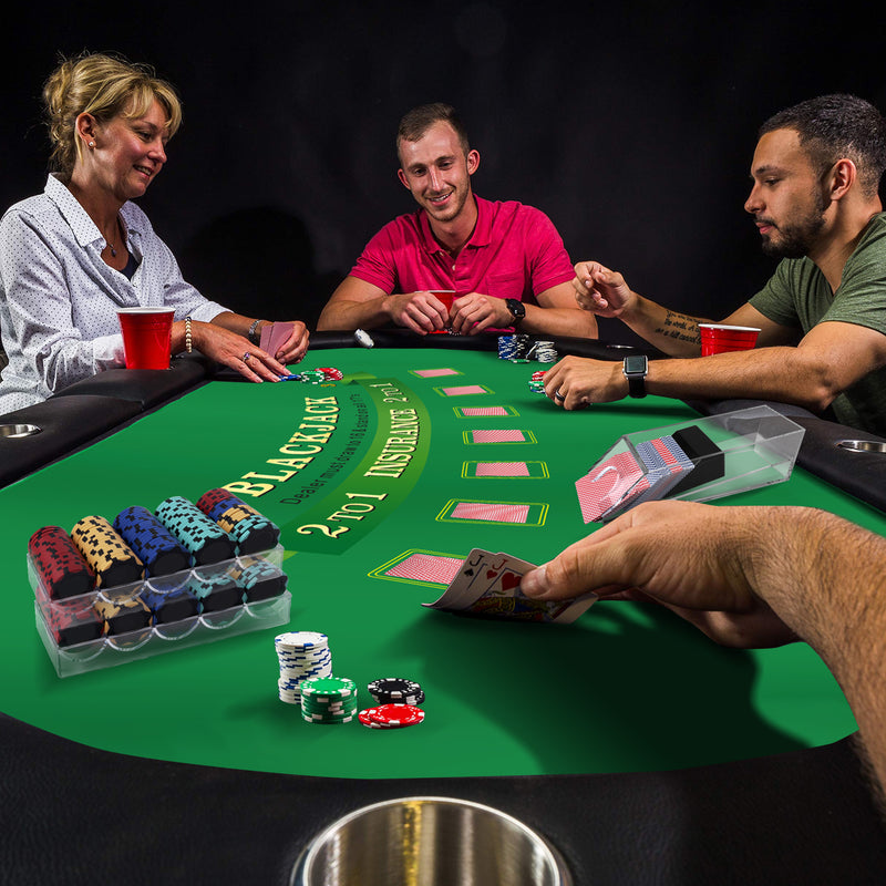 Acrylic Casino Chip Tray, Poker Chip Rack Holds 100 Pieces Chips