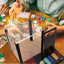 600pcs/1000pcs Poker Chip Cases, Acrylic Poker Chips Carrier with Poker Chip Trays
