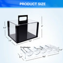 600pcs/1000pcs Poker Chip Cases, Acrylic Poker Chips Carrier with Poker Chip Trays