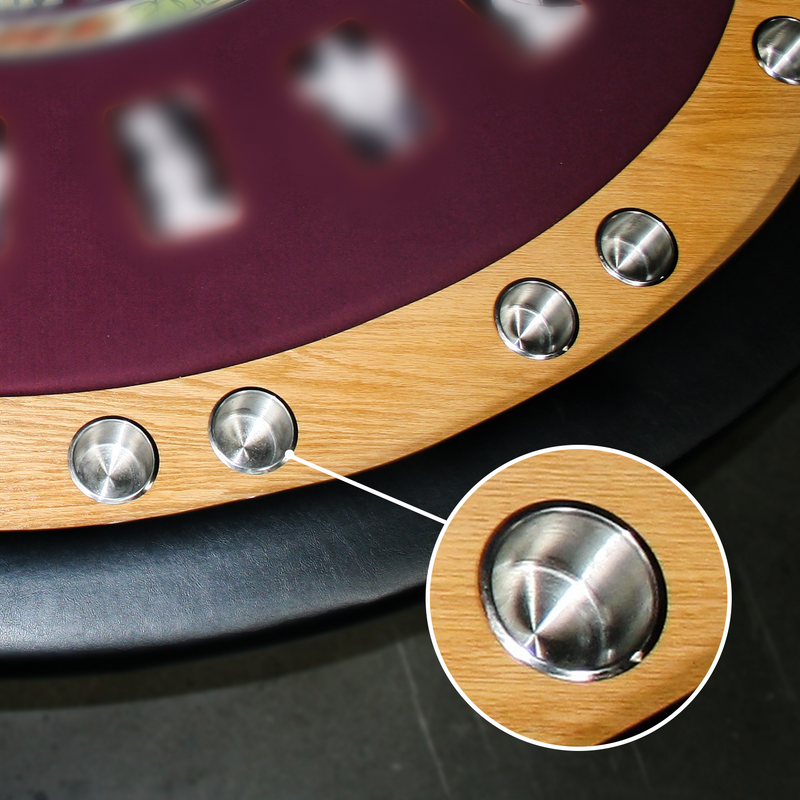 Dual Drop-in Poker Table Cup Holder for Casino Poker Table