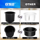 Black Jumbo Drop-in Poker Table Cup Holder for Casino Poker Table