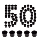 Black Jumbo Drop-in Poker Table Cup Holder for Casino Poker Table