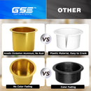 Gold Jumbo Drop-in Poker Table Cup Holders for Casino Poker Table