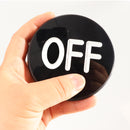 Double-Sided Acrylic Casino Craps ON/Off Puck Button