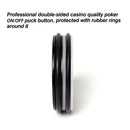 Double-Sided Acrylic Casino Craps ON/Off Puck Button