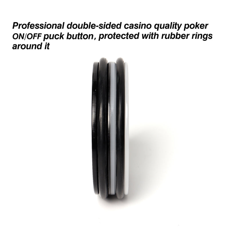 Double-Sided Acrylic Casino Craps ON/Off Puck Buttons