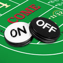 Double-Sided Acrylic Casino Craps ON/Off Puck Button