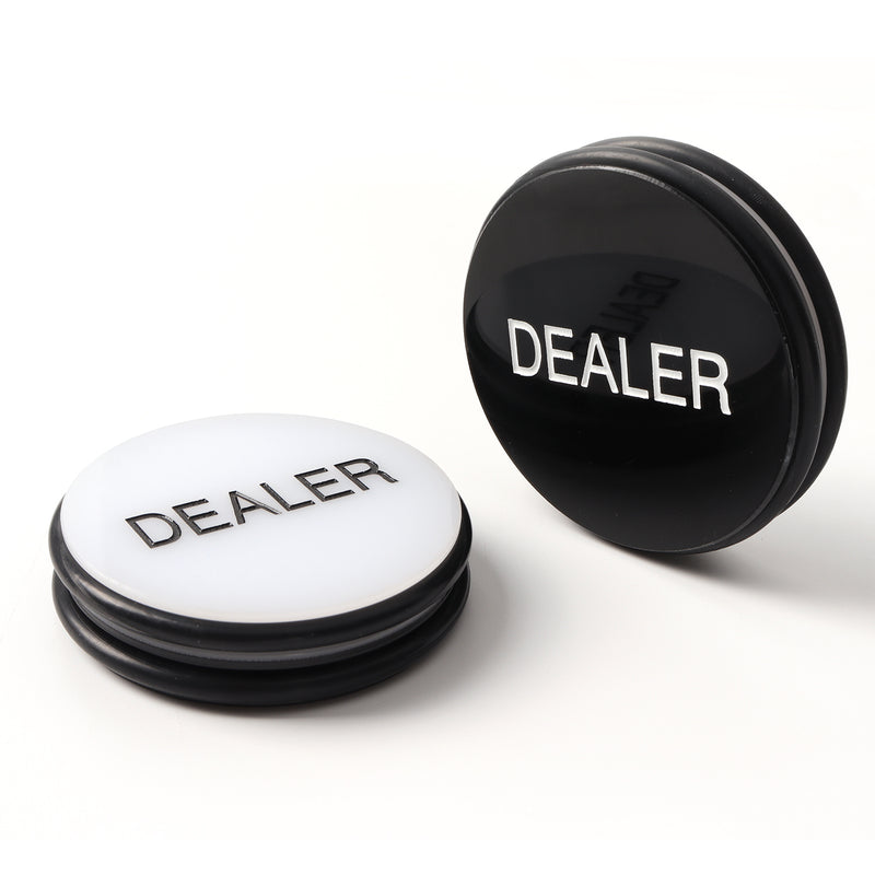 Double-Sided Casino Grade Acrylic Poker Dealer Puck Button