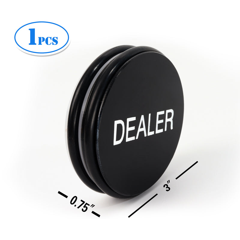 Double-Sided Casino Grade Acrylic Poker Dealer Puck Button