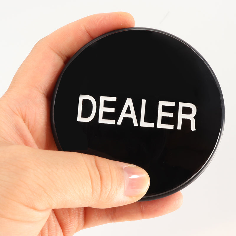 Double-Sided Casino Grade Acrylic Poker Dealer Puck Button