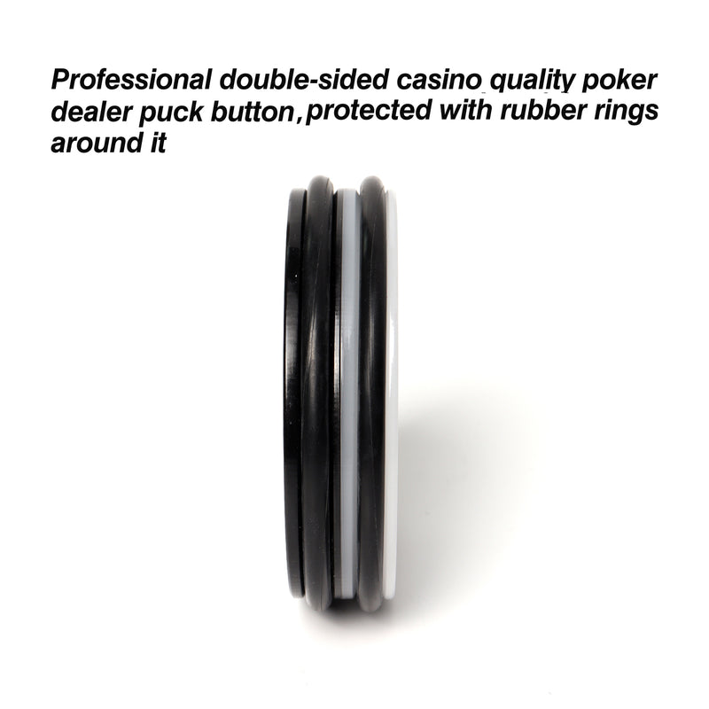 Double-Sided Casino Grade Acrylic Poker Dealer Puck Button