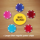 Small Blind, Big Blind, Dealer Puck Buttons - Casino Texas Hold‘em Poker Dealer Accessory