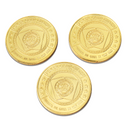 1.5" Metal Small Blind, Big Blind, Dealer Puck Buttons - Set of 3 Poker Dealer Button Set