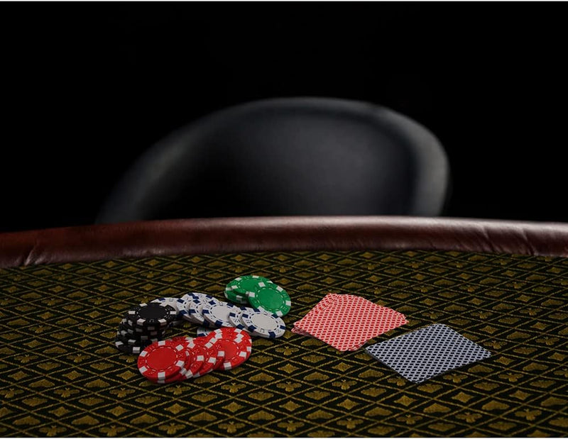 Two-Tone Casino Poker Table Suited Speed Cloth (6 Colors)