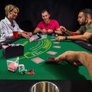 36" x 72" Portable Casino Blackjack Tabletop Felt Layout Mat