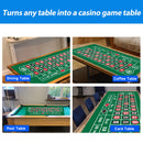 36" x 72" Portable Casino Roulette Tabletop Felt Layout Mat
