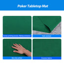36" x 72" Portable Casino Blank Poker Tabletop Layout Felt