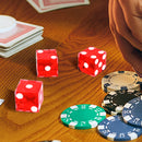 Set of 25 19mm Vegas Casino Style Craps Dice with Razor Sharp Edges