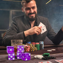 19mm Vegas Casino Style Craps Dice Set of 5 with Razor Sharp Edges