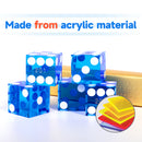 Craps Tabletop Game Set, Including Craps Layout Felt, Casino Dice, Craps On/Off Puck Button