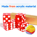 Craps Tabletop Game Set, Including Craps Layout Felt, Casino Dice, Craps On/Off Puck Button