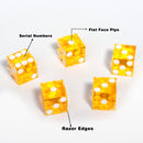 Craps Tabletop Game Set, Including Craps Layout Felt, Casino Dice, Craps On/Off Puck Button