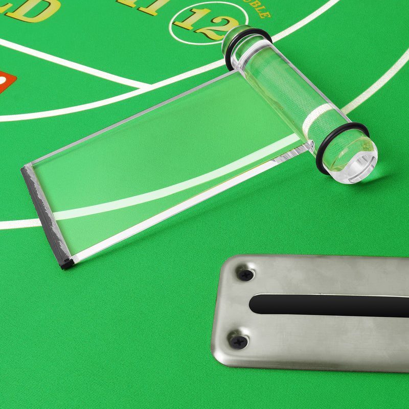 Poker Money Plunger Paddle with Cylindrical Handle for Casino Poker Table