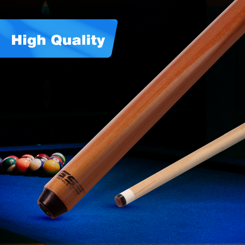 Kmise Professional Low-Deflection Pool Cue Stick, 58