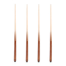 58" 1-Piece Canadian Maple Billiard Pool Cue Sticks, Hardwood House Bar Pool Cue - 4 Pack