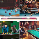 Set of 4 58" Canadian Maple Hardwood Billiard Pool Cue Sticks (Purple)