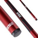 58" 2-Piece Slick Red Fiberglass Graphite Composite Billiard Pool Cue Stick