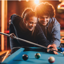 Set of 4 58" Slick Grey Fiberglass Graphite Composite Billiard Pool Cue Sticks