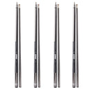 Set of 4 58" Slick Grey Fiberglass Graphite Composite Billiard Pool Cue Sticks