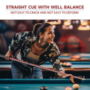 Set of 4 58" Matte Red Fiberglass Graphite Composite Detachable Billiard Pool Cue Sticks