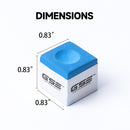 12-Pack of Billiard Pool Cue Chalks Pool Cue Aid Tool