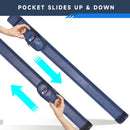 1x1 Hard Leatherette Billiard Pool Cue Stick Carrying Case (5 Colors)