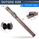 1x1 Hard Leatherette Billiard Pool Cue Stick Carrying Case (5 Colors)