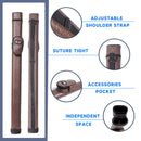 1x1 Hard Leatherette Billiard Pool Cue Stick Carrying Case (5 Colors)