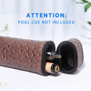 1x1 Hard Leatherette Billiard Pool Cue Stick Carrying Case (5 Colors)