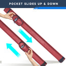 1x1 Hard Leatherette Billiard Pool Cue Stick Carrying Case (5 Colors)