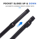 1x1 Deluxe Hard Leatherette Billiard Pool Cue Stick Carrying Case (7 Colors)