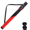 1x1 Deluxe Hard Leatherette Billiard Pool Cue Stick Carrying Case (7 Colors)