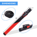 1x1 Deluxe Hard Leatherette Billiard Pool Cue Stick Carrying Case (7 Colors)