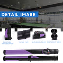 1x1 Deluxe Hard Leatherette Billiard Pool Cue Stick Carrying Case (7 Colors)