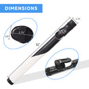 1x1 Deluxe Hard Leatherette Billiard Pool Cue Stick Carrying Case (7 Colors)