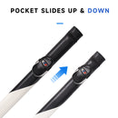 1x1 Deluxe Hard Leatherette Billiard Pool Cue Stick Carrying Case (7 Colors)